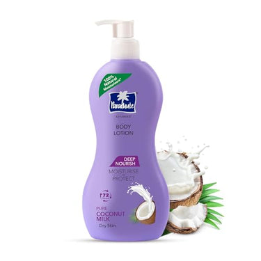 Parachute Advansed Deep Nourish Body Lotion for Women & Men, Dry Skin, 400ml | Pure Coconut Milk, 100% Natural, 72h Moisturisation